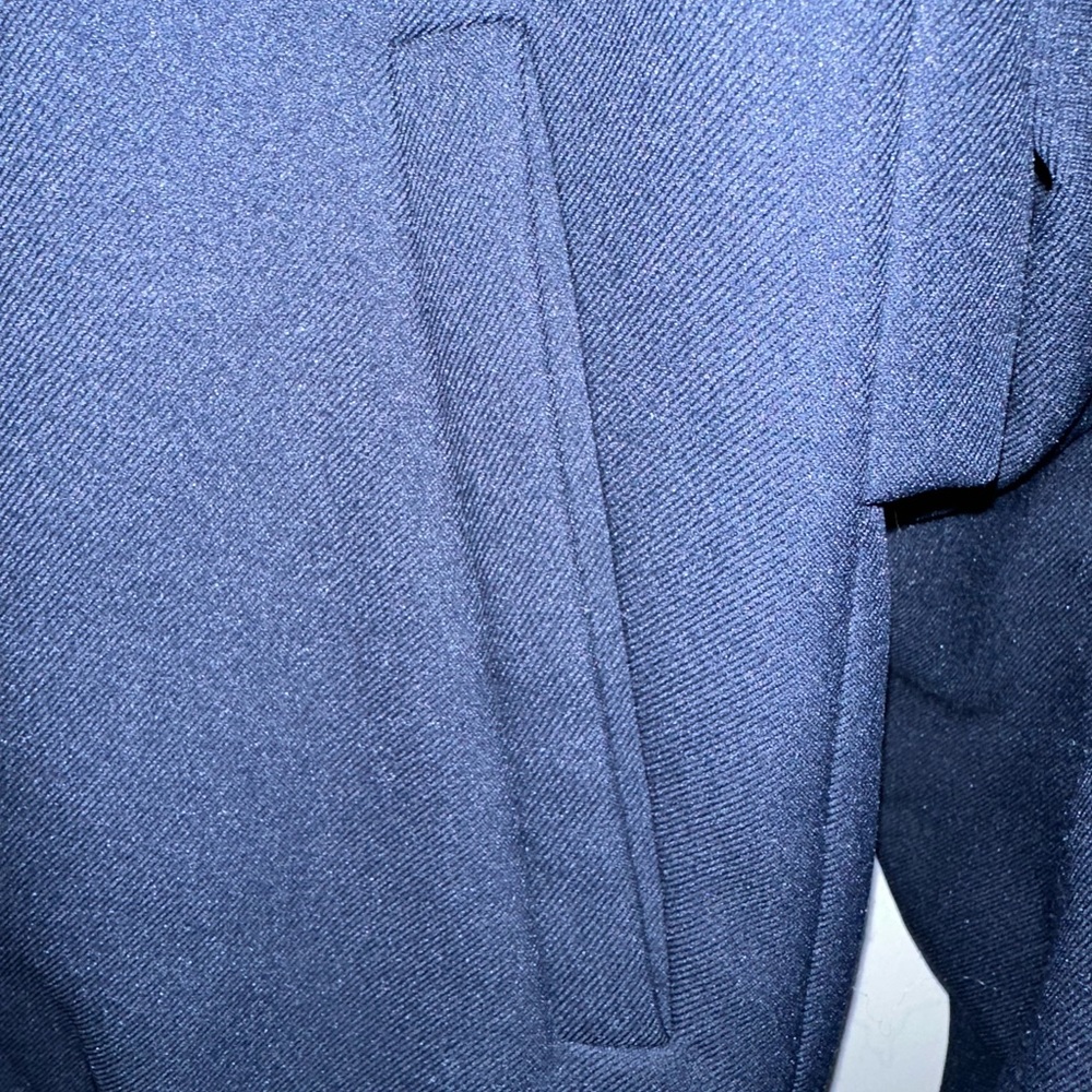 Jil Sander winter coat - size 48, Color: Med Blue - Picture 2 of 16